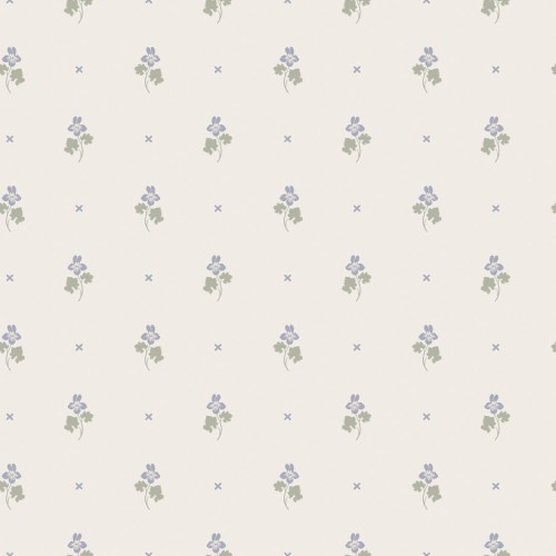 Tapeta drobne kwiatki Sandberg S10267 Mimi Sandstone Le Village