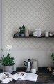 Tapeta roślinny trejaż Sandberg S10303 Trellis Misty Blue Essentials