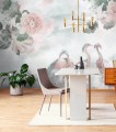 Fototapeta botaniczna w ptaki i kwiaty  WallArt Eden