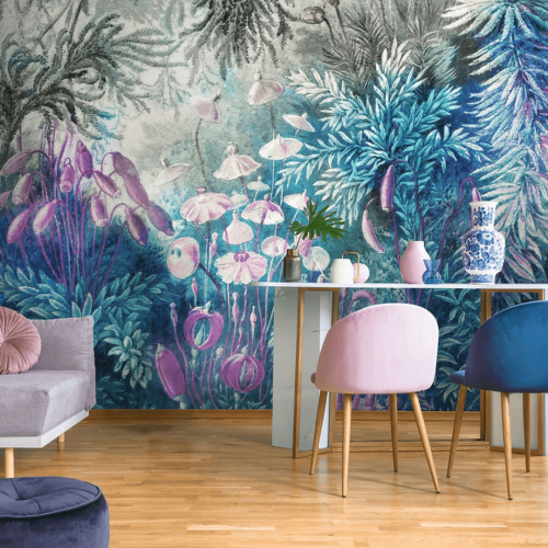 Fototapeta baśniowy las WallArt Fairytale Blue