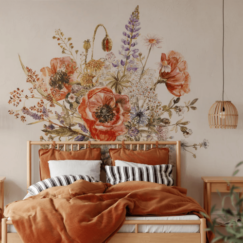 Fototapeta bukiet kwiatów polnych WallArt Fiori