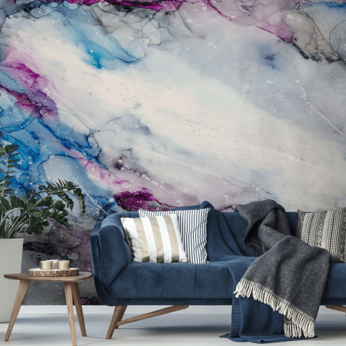 Fototapeta abstrakcyjna akwarela WallArt Galassia