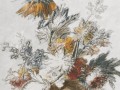 Fototapeta kwiaty WallArt Grey Classic Flower