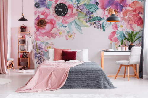 Fototapeta kwiaty zawilca WallArt Nettare Vivid