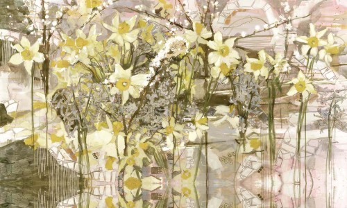 Fototapeta artystyczne kwiaty Wonderwall Capri 35-0798-04