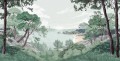 Mural nadmorski krajobraz PaperMint BRETAGNE Aigue Marine 1095 Origins
