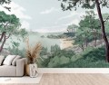 Mural nadmorski krajobraz PaperMint BRETAGNE Aigue Marine 1095 Origins