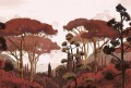 Mural krajobraz Toskanii PaperMint TOSCANE Terracotta 803 Origins