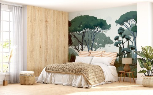 Mural krajobraz Toskanii PaperMint TOSCANE Vert 630 Origins