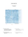 Mural z mistycznymi wzorami PaperMint DIVIN Fond Bleu Celestine R039 Les Essentiels