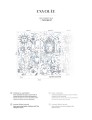 Mural z mistycznymi wzorami PaperMint DIVIN Ligne Bleu Azurite R038 Les Essentiels