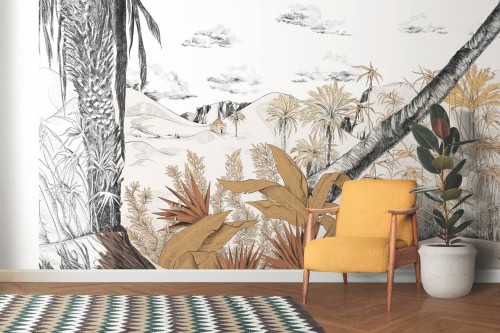 Mural krajobraz wydmowy PaperMint DUNE Beige Sable R028 Les Essentiels