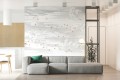 Mural chmury i jaskółki PaperMint ENVOLEE Terre de Sienne - Fond Grisaille R042 Les Essentiels