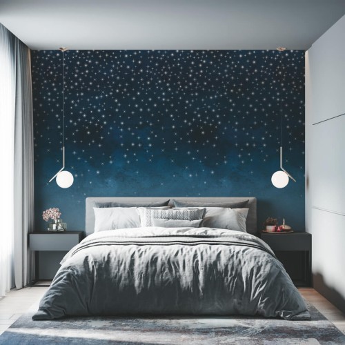Mural niebo gwiazdy PaperMint ETOILES Dark Blue R020 Les Essentiels