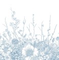 Mural florystyczny PaperMint FLORA Bleu Antique R043 Les Essentiels