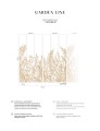 Mural łąka PaperMint GARDEN LINE Camel R025 Les Essentiels