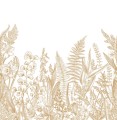 Mural łąka PaperMint GARDEN LINE Camel R025 Les Essentiels