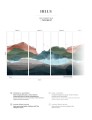 Mural artystyczne wzgórza PaperMint HILLS Earth Tones R026 Les Essentiels