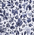 Mural botaniczny PaperMint JARDIN D'AUTREFOIS Gris Bleute R032 Les Essentiels