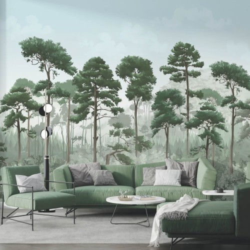 Mural las PaperMint OKA Vert Foret R030 Les Essentiels