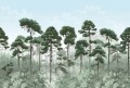 Mural las PaperMint OKA Vert Foret R030 Les Essentiels