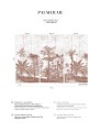 Mural egzotyczny krajobraz PaperMint PALMERAIE Old Brown R034 Les Essentiels