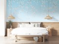 Mural kwitnąca wiśnia PaperMint SAKURA Bleu Clair R036 Les Essentiels