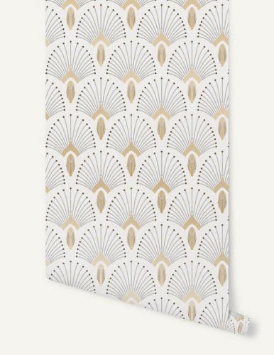 Tapeta art-deco Papermint 1925 Beige Dore 103 Classics