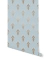 Tapeta art-deco Papermint 1925 Bleu Clair Dore 561 Classics