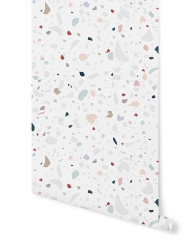 Tapeta lastrico Papermint GRANITE Blanc Muticolor 52 Classics
