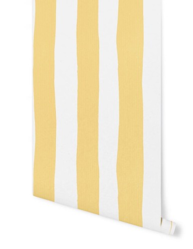 Tapeta pasy Papermint RAYURES Jaune Citron R047 Classics