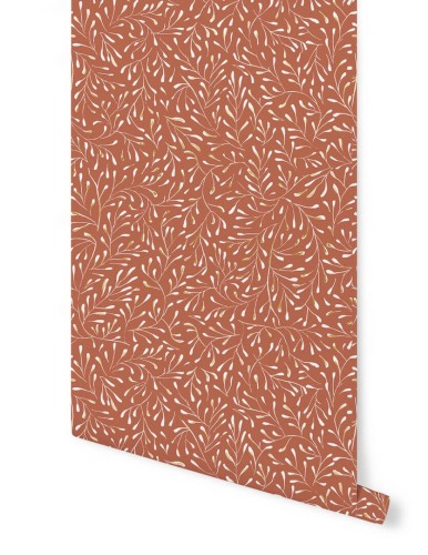 Tapeta roślinna Papermint SPRING Sienne Dore 934 Classics