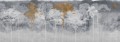 Fototapeta krajobraz japońskiego lasu Tecnografica 80764-3 JAPAN FOREST NIGHT Metal
