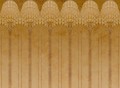 Fototapeta łuki art-deco Tecnografica 82784-1 LEXINGTON GOLD Metal