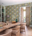 Tapeta duże liście tropikalne Decoprint TA25083 Rubbertree Thaiti
