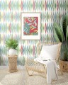 Tapeta geometryczna romby Wallquest WTK20001 Bowfin The Keys