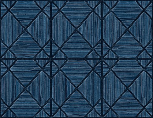 Tapeta geometryczna imitująca grasscloth Wallquest WTK20612 Midway Ave The Keys