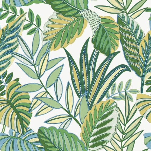 Tapeta egzotyczne liście Wallquest WTK20804 Key Haven The Keys