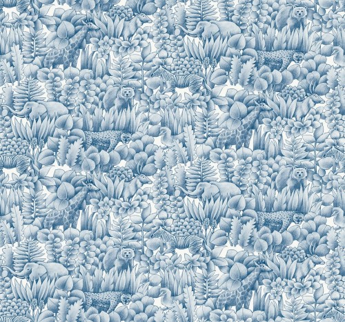 Tapeta zwierzęta safari Wallquest WTK21002 Tamarind The Keys