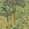 Tapeta egzotyczna z papugami 1838 Wallcoverings 2311-167-03 Macaw Vivid Yellow V&A Decorative Papers