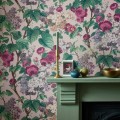 Tapeta angielski ogród 1838 Wallcoverings 2311-168-02 Floribunda Blush V&A Decorative Papers