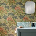 Tapeta piwonie 1838 Wallcoverings 2311-170-03 Paeonia Lacquer V&A Decorative Papers