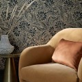 Tapeta roślinna 1838 Wallcoverings 2311-173-04 Eden Midnight V&A Decorative Papers