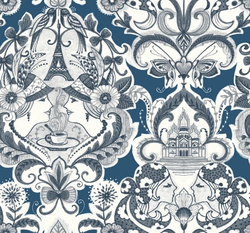 Tapeta współczesny ornament Wallquest NW90885 Sadie Daylight