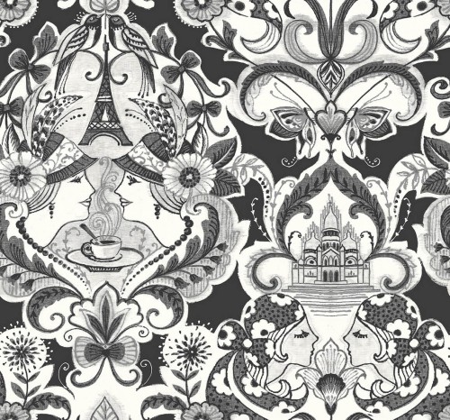 Tapeta współczesny ornament Wallquest NW90886 Sadie Daylight