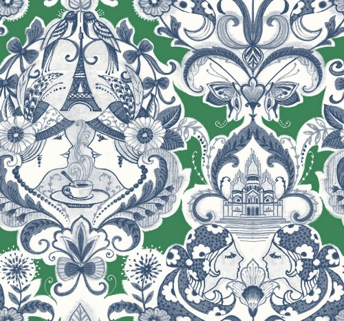 Tapeta współczesny ornament Wallquest NW90887 Sadie Daylight