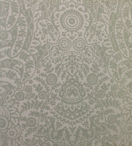 Tapeta welur ornament Wallquest SP87366 Maris Flock Damask Daylight