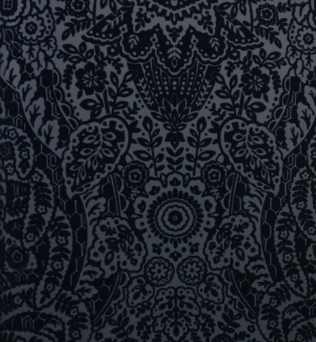 Tapeta welur ornament Wallquest SP87367 Maris Flock Damask Daylight