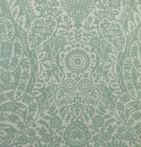 Tapeta welur ornament Wallquest SP87369 Maris Flock Damask Daylight