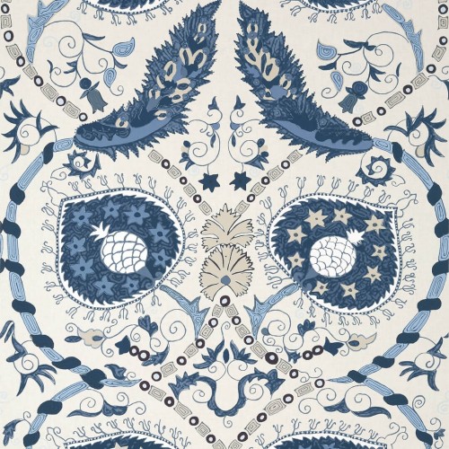 Tapeta orientalny ornament Thibaut T13218 Lewis Mesa
